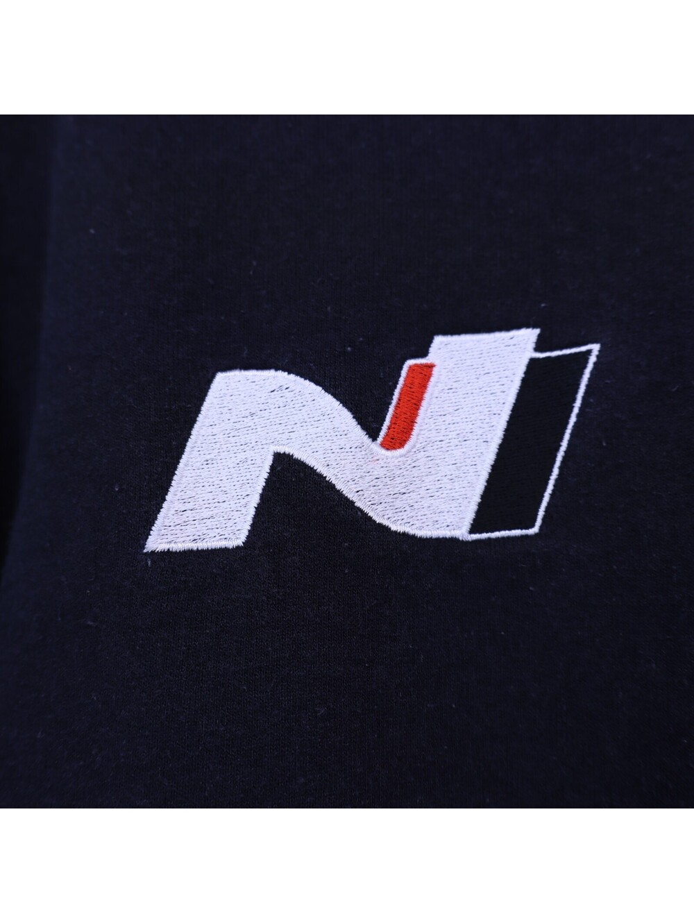 Gildan Hyundai N Performance Crew Sweater Medium Black Y2k View 3
